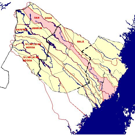 markanvändningskartan finns hänglavsskog utmarkerad enligt Lantbruksstyrelsens inventering av hänglavsskog - Meddelanden 1984:4. 3. Rans sameby 3.