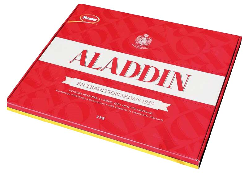 Aladdin/Paradis 3kg 3 askar Aladdin och 3