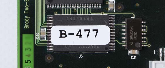 BMP71 Materialinformation Polyamid Polyamid B477 Vitt, blankt material Permanent akryliskt klister Elektriskt urladdande material, bärbana och förpackning För