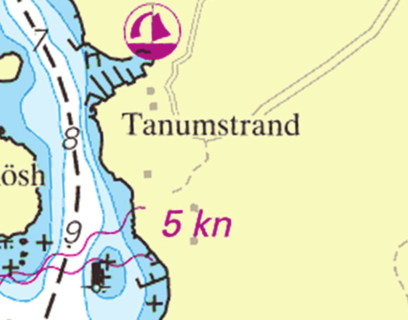 21 Nr 441 * 8490 Sjökort/Chart: 934 Sverige. Skagerrak. S om Grebbestad. Tanumstrand. Bryggor tillkommer. Strandlinje ändras.