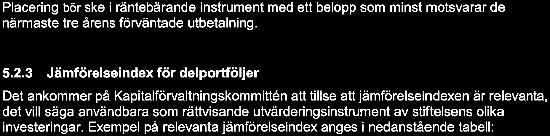 10(14) Kapitalförvaltningskommittén har rapporteringsansvar till styrelsen vid väsentliga awikelser från Stiftelsens etiska policy 5. 1.