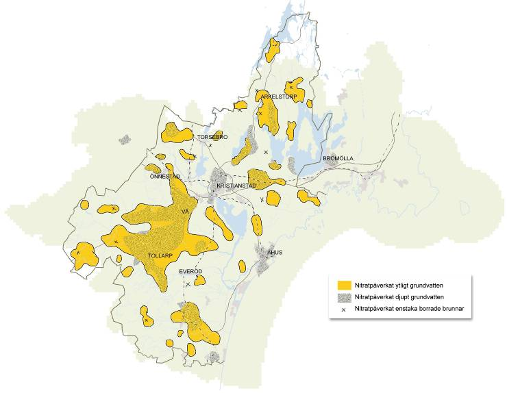 Vi vill så långt möjligt minimera risken för nitrat och bekämpningsmedel.