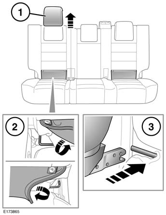 Barnsäkerhet ISOFIX-fästen finns till ytterplatserna på andra sätesraden.