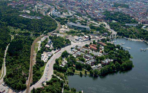 innerstad och Roslagstull.