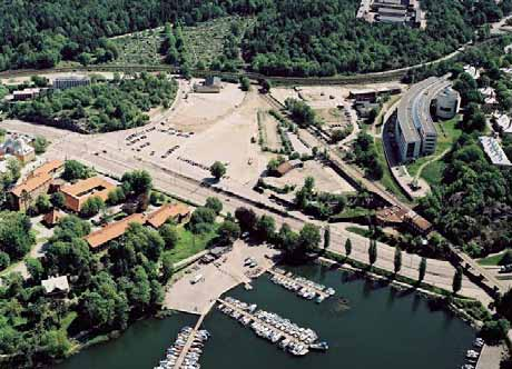 av Albanoberget och Albanova (Fysikcentrum) (figur 3.1-3.3). Strax norr om Albano ligger Stockholms universitet och Frescati.