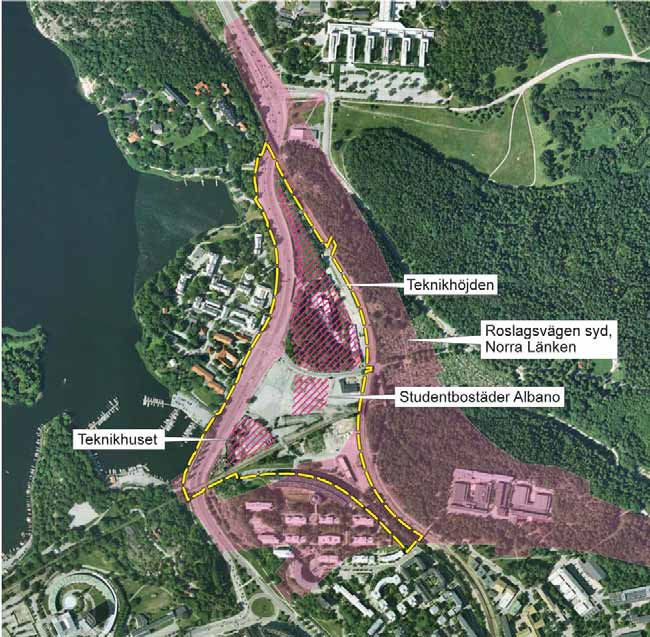 Till exempel har behovet av nya lokaler i närheten av Frescati ökat. Staden har också beslutat att inkludera även norra delen av Albano i planområdet.