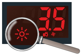 Övriga parametrar I parameter d5 definierar man om avfrostning skall ske (d5=1) eller inte (d500) vid uppstart (normal uppstart eller efter strömavbrott).