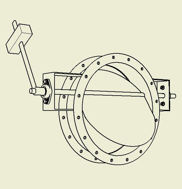 Series 600 is a check valve with an external counterweight which is easily adjustable. The shaft is supported by steel protected flange bearings.