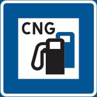 Figur 39. CNG-skylt.