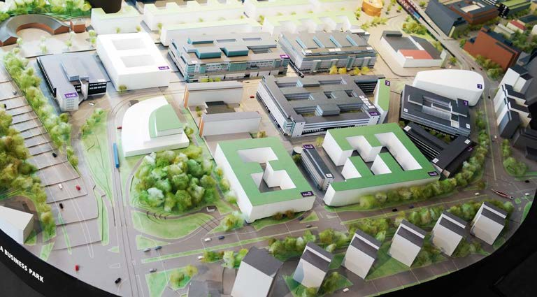 VISION SOLNA BUSINESS PARK 180 000 kvm ny kontorsyta Uppgradering av våra befintliga 144 000 kvm kontor 2 000