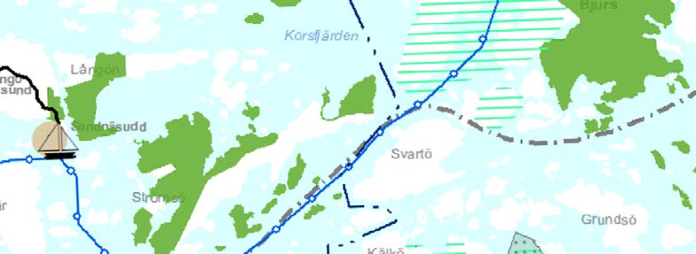 tura-2000, FI010005). Konsekvenseran för Naturaområdet bör bedömas. 3.3 Planeringssituation Landskapsplan På ingå yttre skärgårds generalplaneområde är i kraft Nylands landskapsplan (8.11.