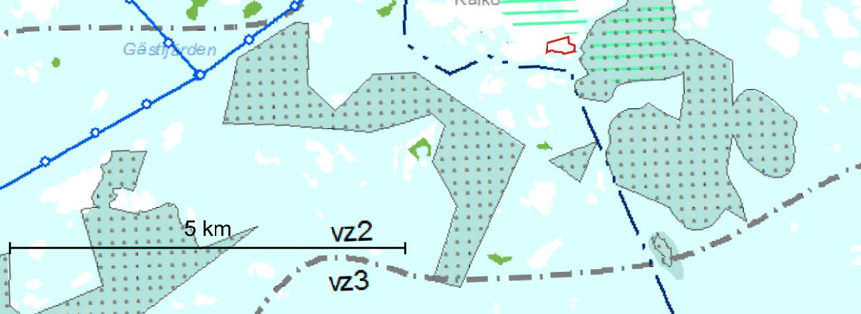 2006), Nylands etaplandskapsplan 1 (22.6.2010) samt Nylands etapplandskapsplan 2 som är fastställd av miljöministeriet 30.10.2014. I landskapsplanen har ändringsområdet inga beteckningar.