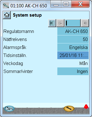 inställningen. I det första fältet skriver man in ett namn för vad regulatorn ska reglera.