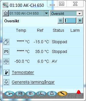 Kontroll av inställningar 1. Gå till översikten Innan regleringen startar kontrollerar vi att inställningarna är så som de borde vara.