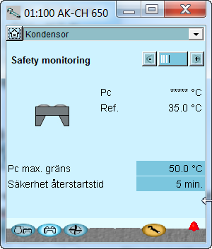 LKontroll av inställningar - fortsatt Ändra displayer med +-knappen. Glöm inte inställningarna längst ned på sidorna - de som bara kan ses via Rullningslisten 8.