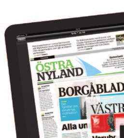 HL+ innehåller det bästa från våra fem svenskspråkiga tidningar Hufvudstadsbladet, Västra Nyland,