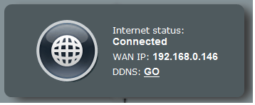 Internet är inte åtkomligt Kontrollera om din router kan ansluta till din ISP:s WAN IPadress.