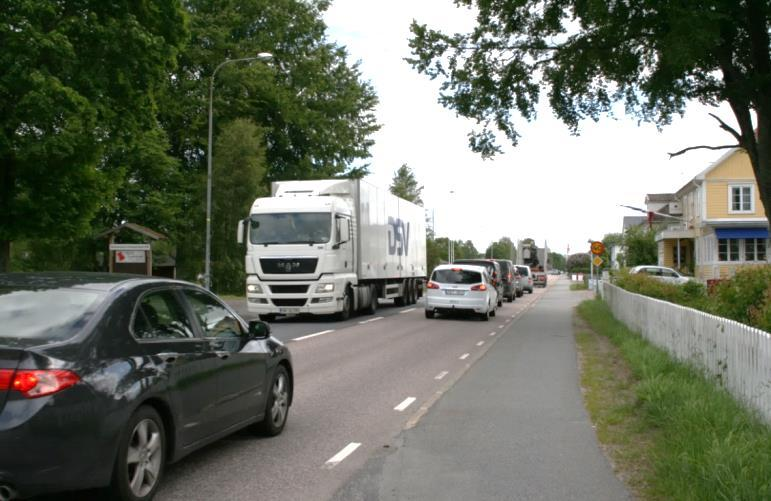 9. Identifiering av brister Med utgångspunkt i den tekniska standarden för väg och järnväg kopplat till stråkets funktion, mål samt framtida transportefterfrågan har ett antal typbrister