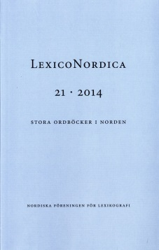 LexicoNordica Titel: Forfatter: Svenska Akademiens ordlista genom 140 år: mot fjortonde upplagan Sven-Göran Malmgren Kilde: LexicoNordica 21, 2014, s. 81-98 URL: http://ojs.statsbiblioteket.dk/index.