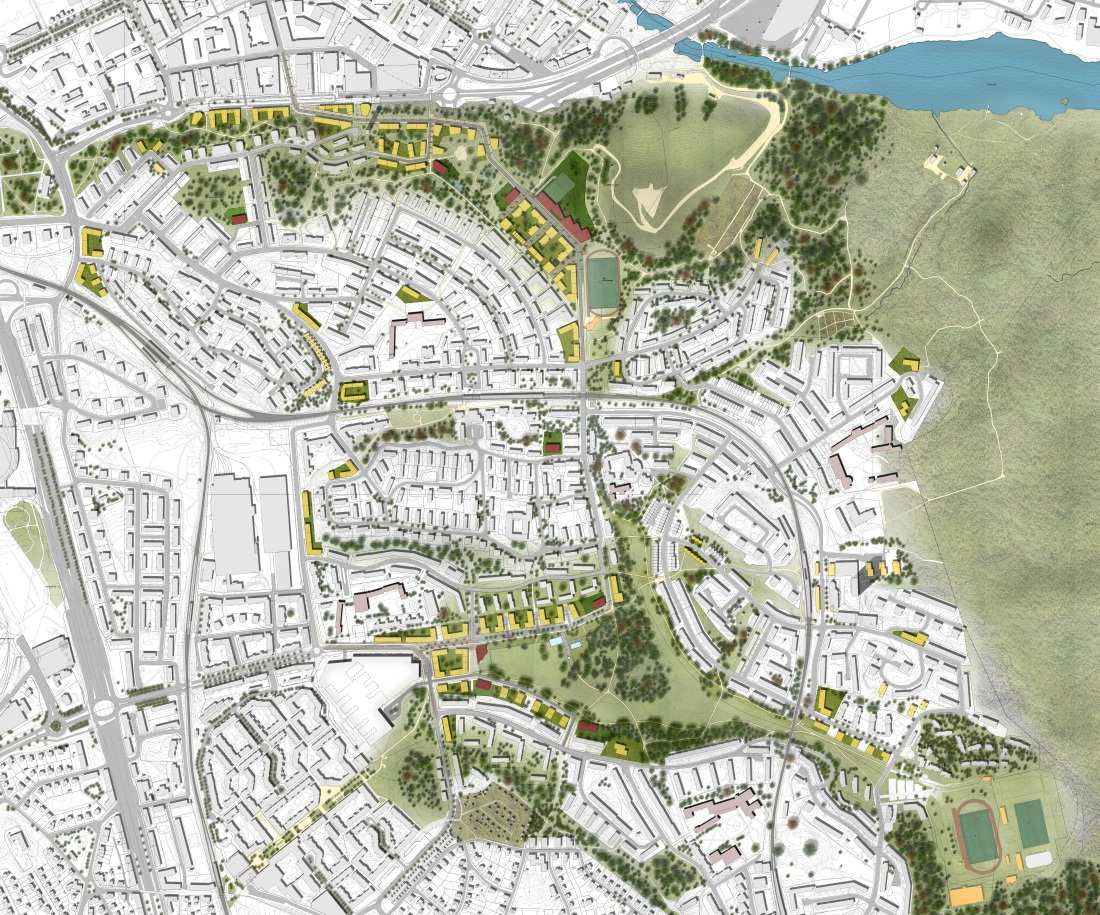 Sida 3 (17) Utlåtande Bakgrund Bearbetat programförslag Programmet för Hammarbyhöjden-Björkhagen syftar till att bidra till det bostadspolitiska målet om 40 000 nya bostäder i Stockholm fram till år