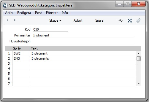 Web-integration Registervård Artiklar 7 Web-integration Registervård Artiklar Tillbaka Skapa en artikel Grunden för att en artikel skall presenteras i webshopen är att den finns registrerad i det