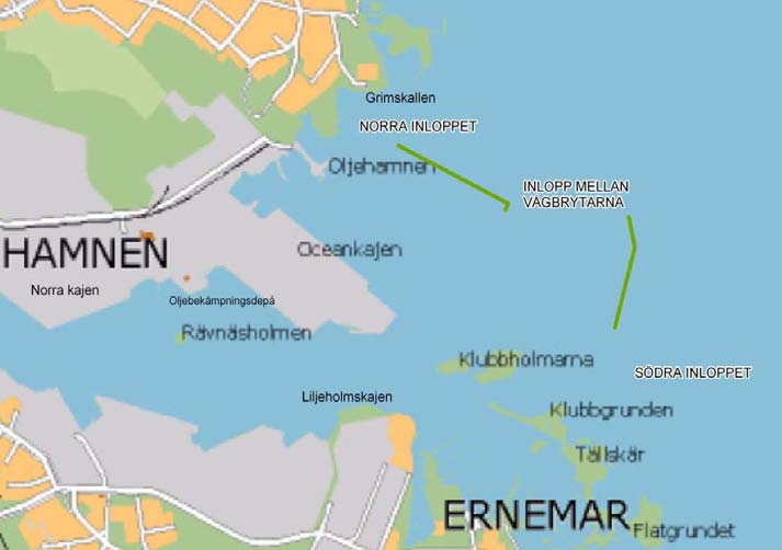 3 HYDROLOGISKA FÖRHÅLLANDEN 3.1 Allmänt Sötvatten tillförs hamnbassängerna via grundvatten och dagvatten från omgivande avrinningsområde samt via Döderhultsbäcken.