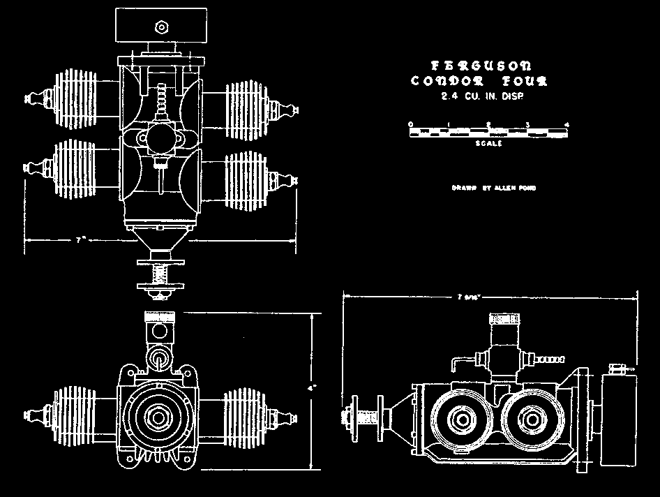 Ferguson Condor från 1936, som förekommer på en del ofta publicerade bilder av D.A. Russel s magnifika ¼-skala Lysander.