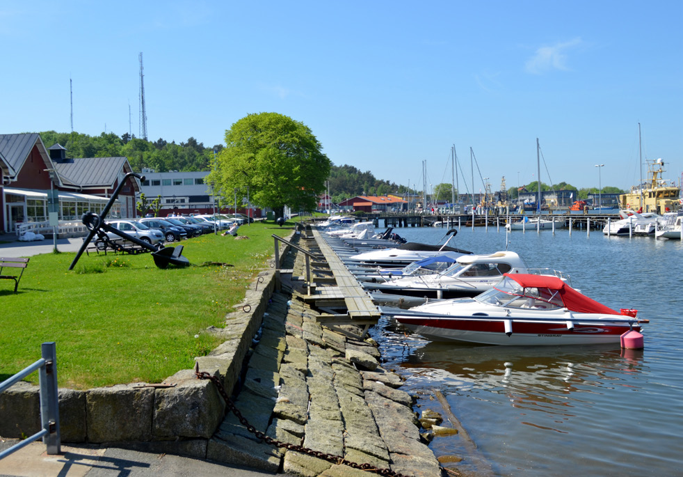 läge vid Göteborgs hamninlopp.