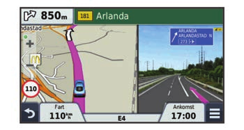 Ange en simulerad plats Om du befinner dig inomhus eller inte kan ta emot satellitsignaler, kan du använda GPS: En för att ange en simulerad position.