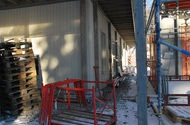 (passivhus) i Fullersta Källbrink Glasfiberdörrar med aluminiumkarm har levererats till förskolans beredningskök/mottagningskök, enligt Huddinge kommuns koncept för nya förskolor