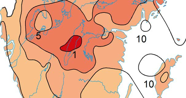 Jönköping). Under september månad 2015 varierade nederbördsmängden utefter Vätterns geografiska sträckning men låg inom ramen för vad som kan anses som normalt alternativt högre än normalt.