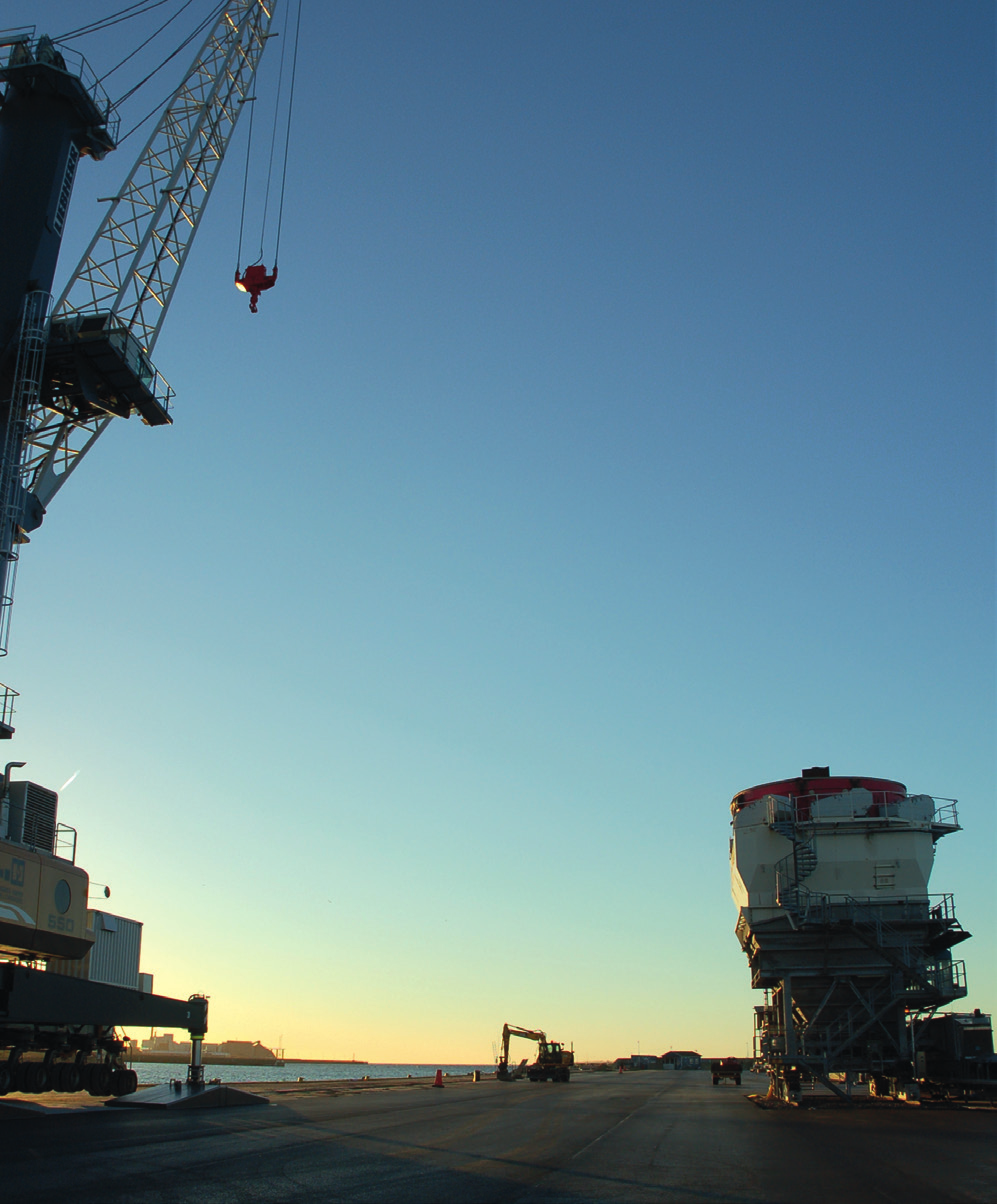 Vi är glada över att vi i Helsingborgs Hamn kan presentera en helt nyanpassad containerkaj.