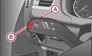 Start och körning 91 Farthållarsystem (GRA)* Lagra hastigheten Inledning Farthållaren (GRA) håller den inställda hastigheten, över 30 km/tim, konstant utan att gaspedalen behöver påverkas.