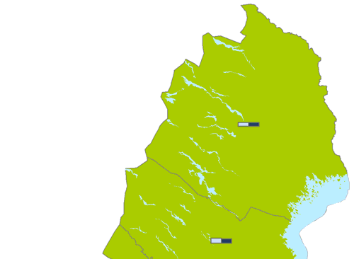 Användning av förädlade trädbränslen i fjärrvärmesektorn 8 7 6 5 4 3 2 [TWh, förädlade biobränslen]