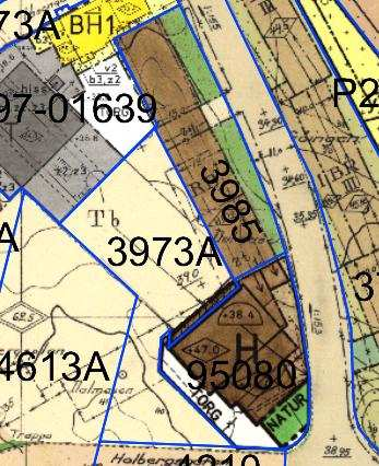 Detaljplan Gällande detaljplan för del av Dalmasen som ligger inom aktuell plan, Pl 95080 från 1996 anger H, handel.