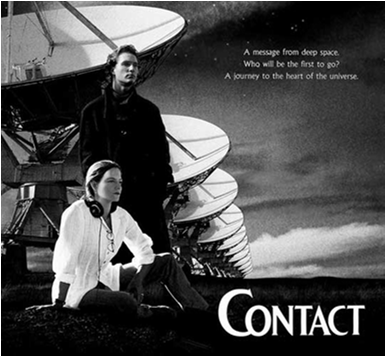Poetiska friheter man tagit sig i filmen Kontakt(1997) Very Large Array olämplig för SETI Observatoriets datorerna övervakar