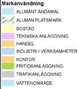 Uppströms (söderut) från Järnvägsgatan är Svartån riksintresse. Planområdets norra tredjedel är relativt tätbebyggd med parkmark/natur i väster mot Svartån.