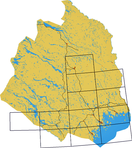 De skulle ge en översiktsbild av landet i skala 1:25 000.