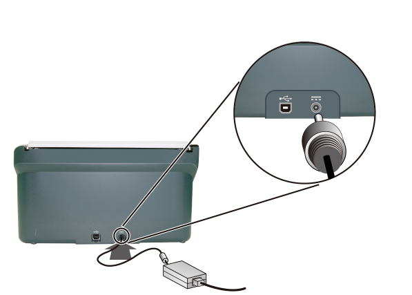 Ansluta USB-kabeln VIKTIGT: Installera HPs skanningsprogramvara innan du ansluter skannern till datorn med USB-kabeln. Se Installera programvaran på sidan 2.