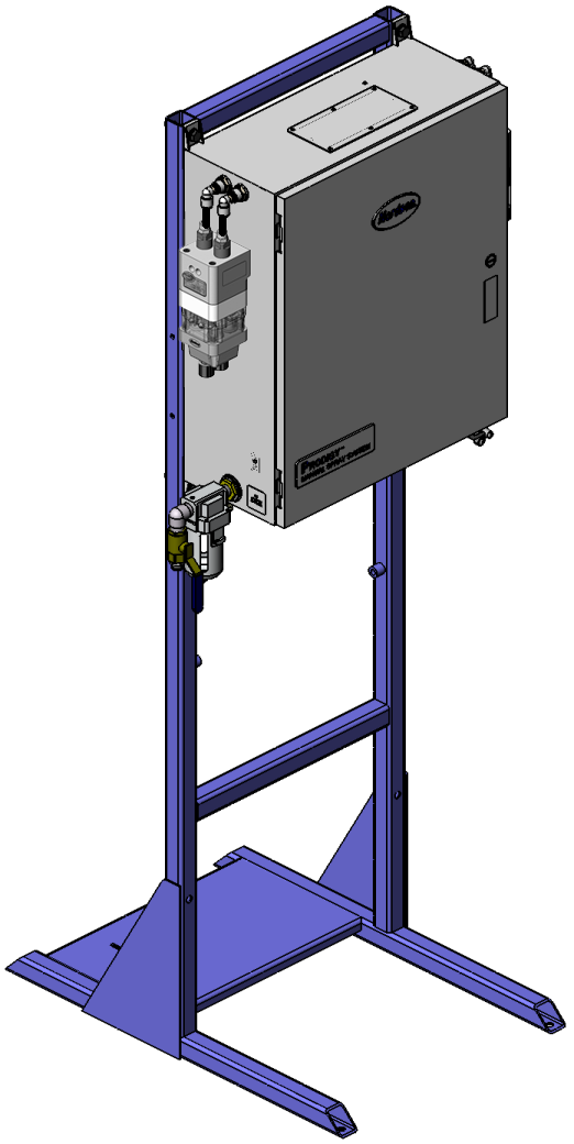 2 Installationsanvisning för Prodigy HDLV Generation II manuellt system Stativmontage ANMÄRKNING: Stativet är ett tillval.