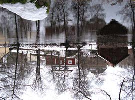 2010-01-18 Lämningar efter smidesverksamhet vid Engelsbergs bruk i Västmanland Under ett par vintriga och bitvis rejält snöiga dagar i slutet av 2008 gjorde UV Bergslagen en arkeologisk