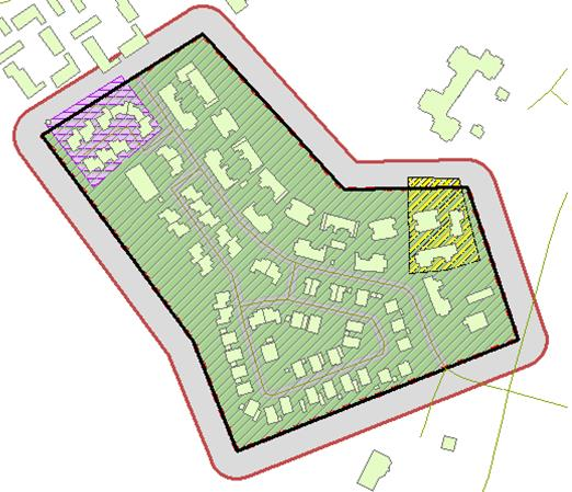 I detta läge passar det bra att lägga in information om eventuella klimatanpassningsdata och förorenade områden som enkla polygoner med egna uppskattade åtgärdskostnader.