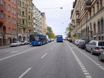 Spridning av CMA-lösning (calcium magnesium acetat) har visat sig fungera bra för att binda de fina partiklarna. Dammet måste dock städas bort från vägen eller gaturummet.