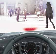 Vad gör BLIS* och CTA*? 02 Blind Spot Information System informerar om fordon i döda vinkeln och snabbt upphinnande fordon.