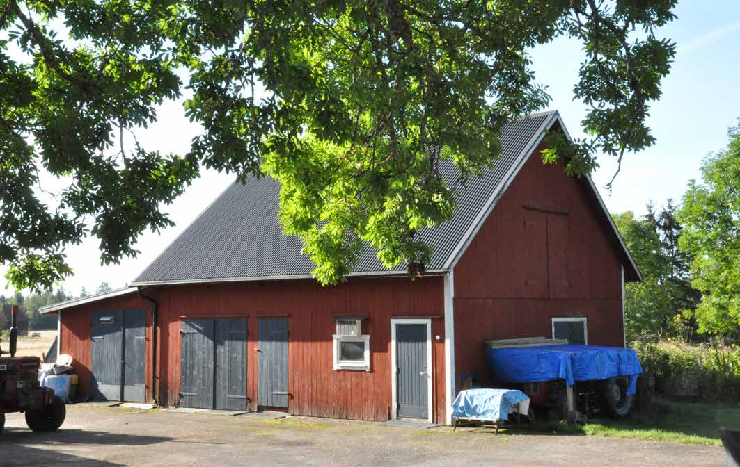 EKONOMIBYGGNADER LADUGÅRD Ladugård med en byggarea på ca 115 m 2. Byggd i trä med träpanel under ett plåttak.