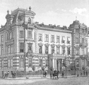 Hörnhuset Kungsportsavenyn 4-Storgatan 51, grosshandlare August Carlsons hus (14:e roten nr 23) vestibulentréns