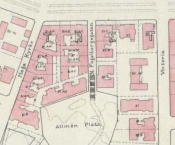 Det har tidigare berörts att 13:e rotens kuperade sydvästra del, reglerat som villaområde genom ny stadsplan 1877, drastiskt omgestaltades genom den ökade exploateringsviljan vid 1890-talets början