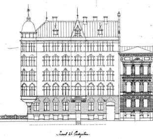 Stadens ambitiösa gestaltningsprincip upprätthölls konsekvent när 1896 byggnadsnämnden vägrade bifalla ritningar till ett tidsenligt femvåningshus i 14:e roten, vilket med sin avsevärt större höjd