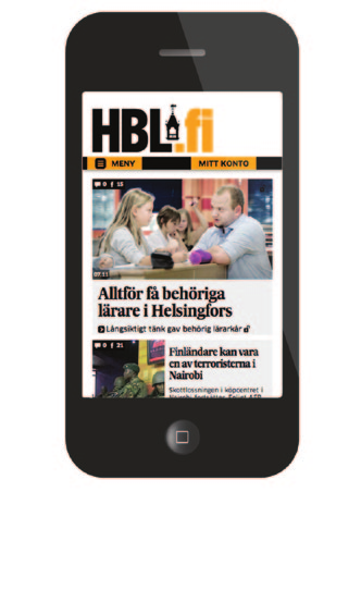 Du når: aktiva mobilanvändare som vill hålla koll på färska nyheter överallt. HbL+ HL+ är Finlands första digitala samhällsmagasin för pekplatta, dator och smarttelefon.