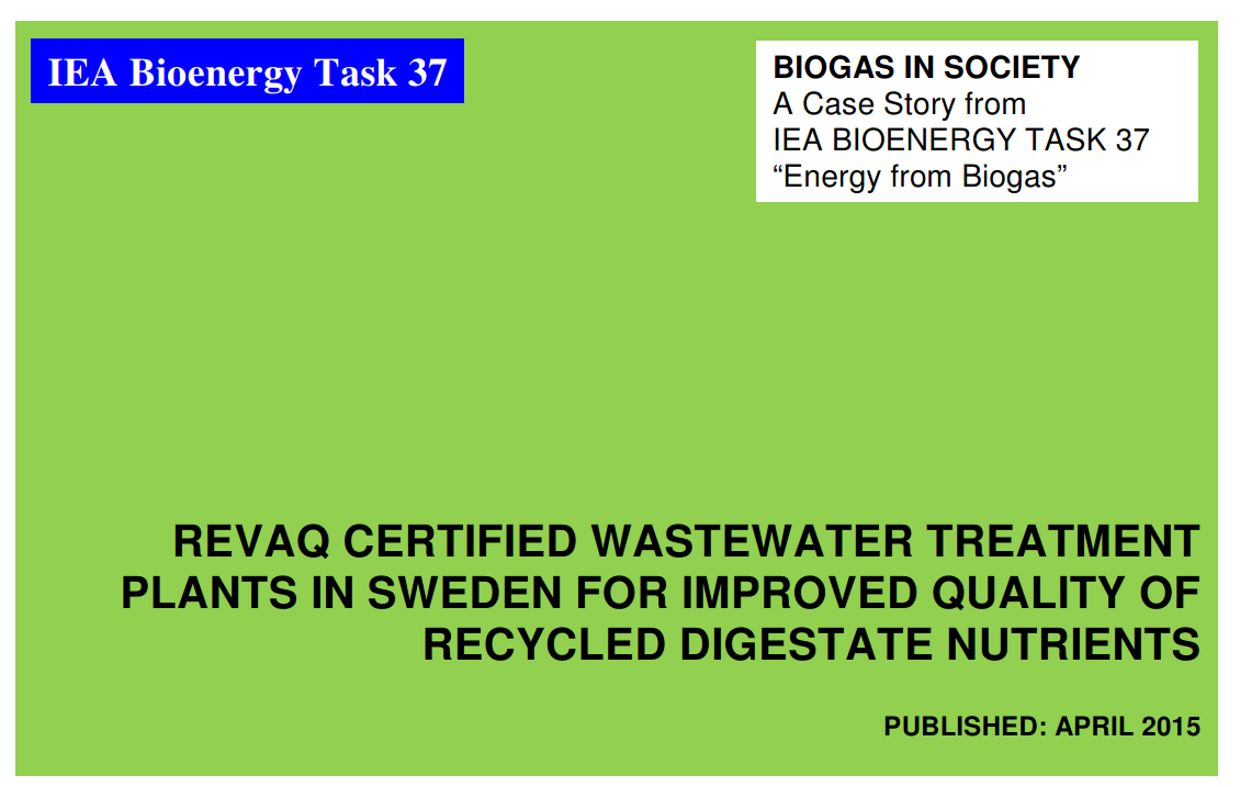 results which should enable advancement of the biogas